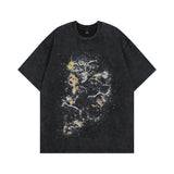 Men T-Shirt Cartoon Vintage Oversize