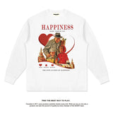 Unisex Long Sleeve Shirt Autumn and Winter Cotton Men