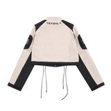 Women Jackets Vintage Racing Motorcycle Jacket