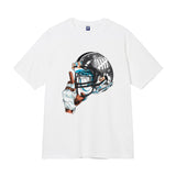 UNDEFEATED T Shirts Crew Neck Men's and Women's Loose