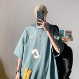 Men T Shirt Summer Thin Loose All-Matching