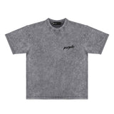 Purple Brand Distressed T Shirts Short Sleeve