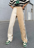 Cargo Pants Jeans Fashion Colorblock