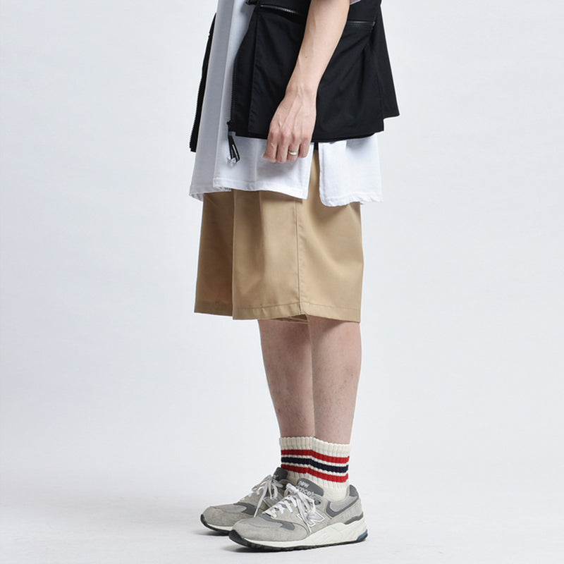 Men Shorts Solid Color Casual Summer Trendy Loose Sports