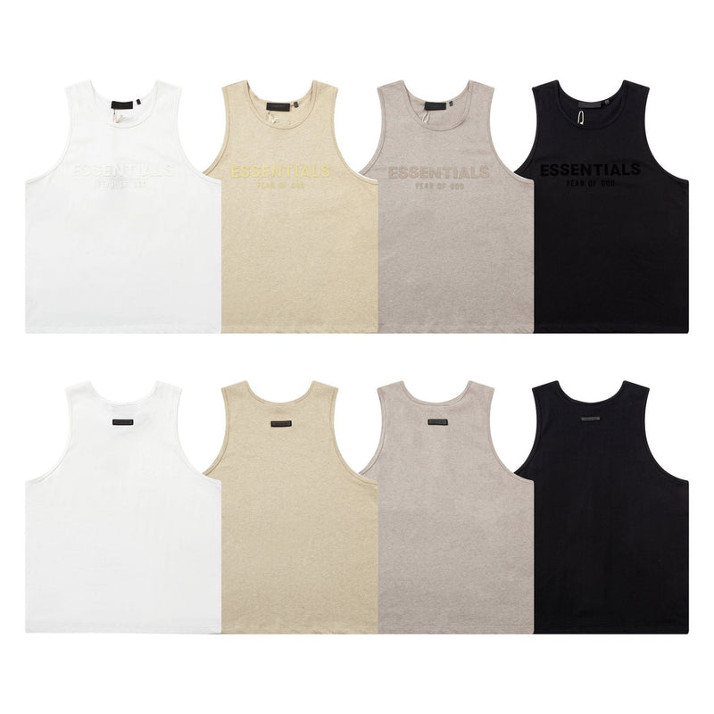 Fog Essentials tank spring summer FOG letter crew neck vest