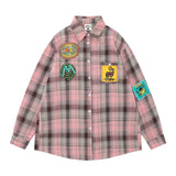 Men Long Sleeved T Shirt Men's Outdoor Fashion Brand Casual Long Sleeve Embroidered Shirt Coat