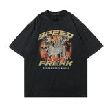 Men T-Shirt Printed Short-Sleeved T-shirt