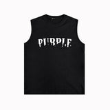 Purple Brand Tank T Shirts Sleeveless T-shirt Vest