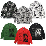 GUILTYPARTIES TIGER Shirts Kennedy Band Long Sleeve Shirts