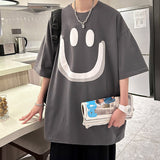 Men T Shirt Student Loose Summer