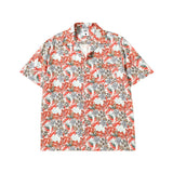 Short Sleeve Shirt Hawaii Full Print Loose Beach Vacation