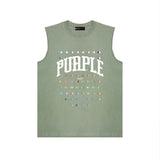 Purple Brand Tank T Shirts Sleeveless T-shirt Vest