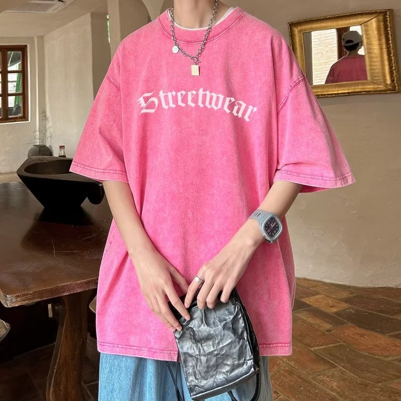 Men's T Shirt Oversize Distressed Heavy Summer