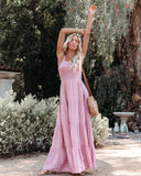 Women Dress Summer Lace-up Temperament Dress