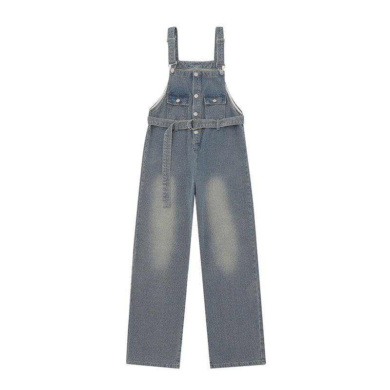 Cargo Pants Retro Overalls Jumpsuit