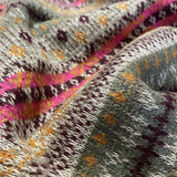 Kapital T Shirt Hitian Hehong Bone Skeleton Ethnic Retro Flower Stripe Knitted round Neck Vest