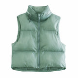Women Cotton Coat Lightweight down Vest Winter