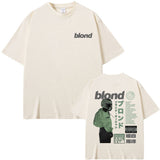 Rapper Frank Double Sided Print T Shirt Rap Men's Blond