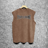 Purple Brand Distressed Tank T Shirts Distressed Sleeveless T-shirt Vest