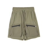 Men Shorts Multi-Pocket Workwear Loose Summer Thin Sports