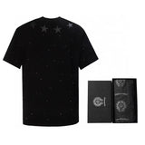 Chh Chrome Hearts T Shirts  Star Hot Diamond Short-sleeved T-shirt