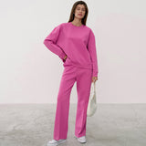 Women Co-Ords Knitted plus Fluff Sweater Winter