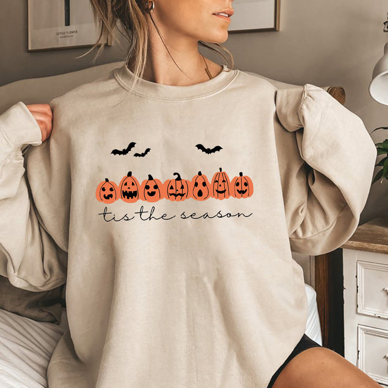 Is The Season Halloween Sweatshirt Halloween Hoodie Spooky Shirt