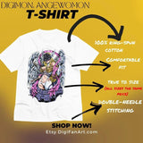 Angewomon camiseta de Digimon WarZone, "Light Always triumps''