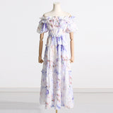 Bohemian Dress Slimming Temperament Pleated Dress