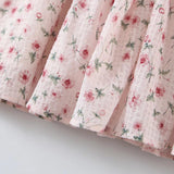 Women Dresses Floral Gentle Chiffon Temperament Skirt