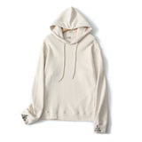 Women Hoodie Sweater Oversize Solid Color Simple