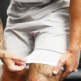 Eric Emanuel EE Shorts American Double Fake Two-Piece Shorts Sports Basketball Pants Running