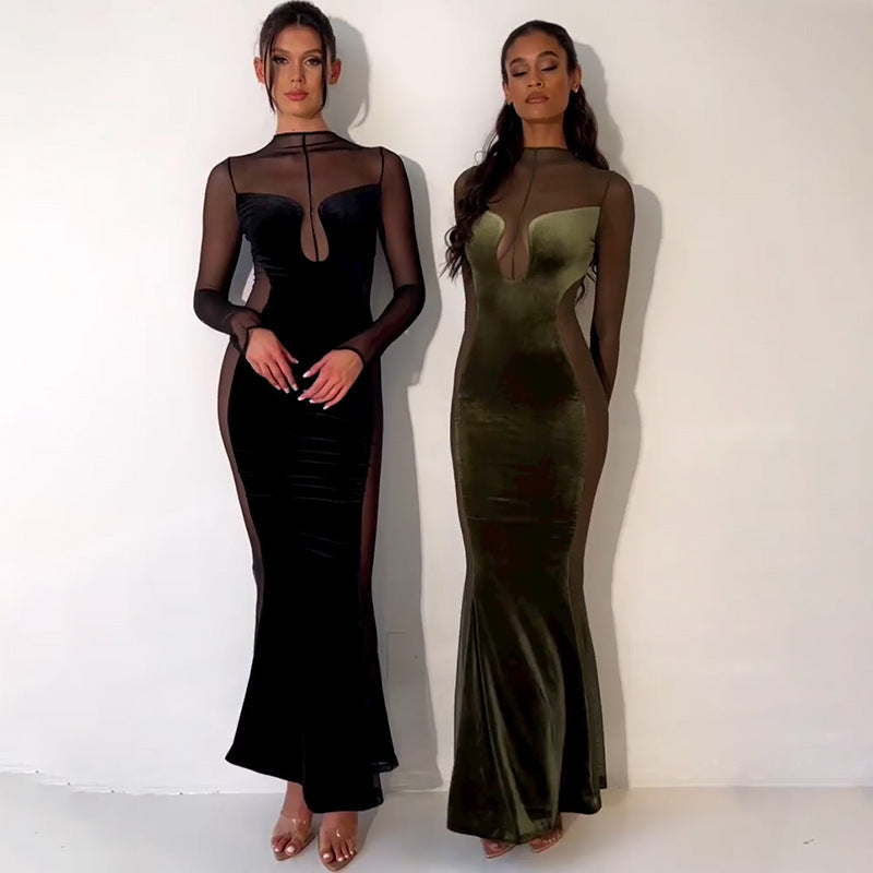 Women Dress Sexy See-through Dress