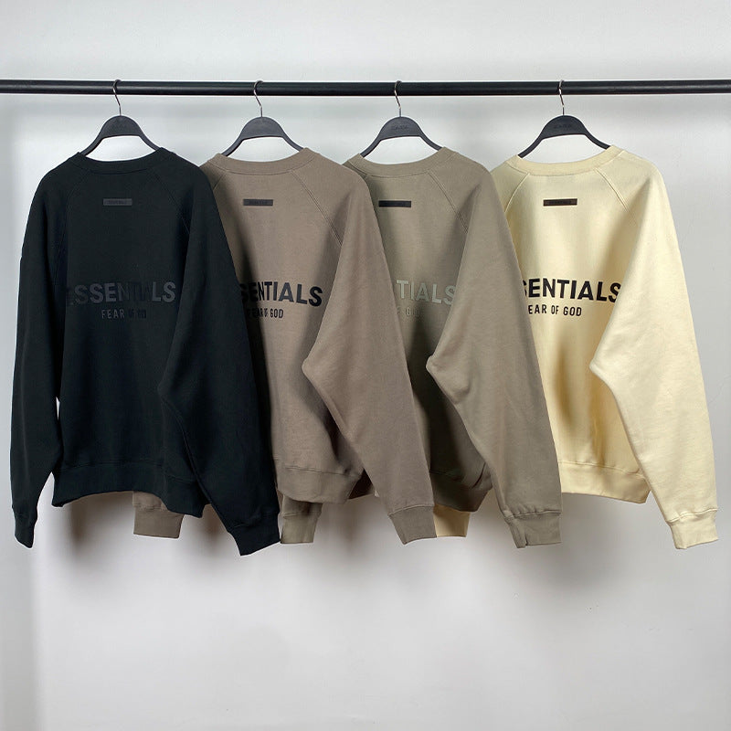 Fog Essentials Sweatshirt Unisex Offset Logo Loose Fleece Sweater