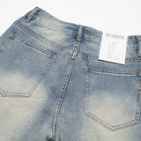 Men Jeans Loose Flared Pants Leisure