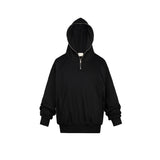 MIJKO Mens Jacket Simple Solid Color Hooded Sweater