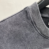 Fog Essentials T Shirts Spring and Summer FOG Joint Series Washing Water Old Crew Neck Short Sleeves