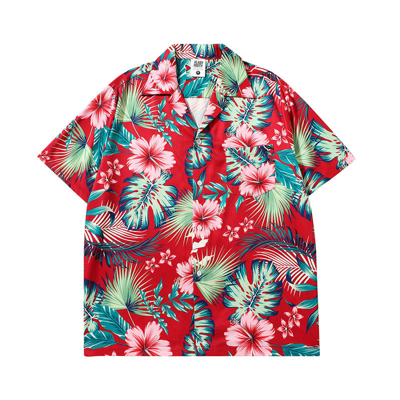 Short Sleeve Shirt Hawaiian Beach Casual Shirt