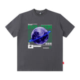 Men T-Shirt Hip Hop Summer Loose
