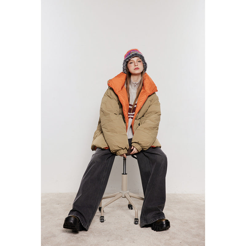 Unisex Coat Vintage Winter Coat Men's and Women's Cotton-Padded Coat