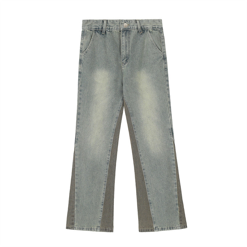 Men Jeans Stitching Loose All-Match