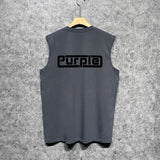 Purple Brand Tank T Shirts Sleeveless T-shirt Vest