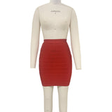 Women Dress Commute Work Skirt