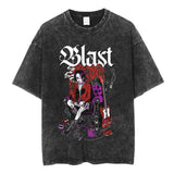 Japanese Manga Black Stones Nana Osaki Vintage Washed Tee