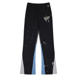 Gallery Dept Sweatpants Hand Painted Ink Splashing Graffiti Splicing Contrast Trousers