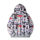 Aape Hoodie Autumn and Winter Fashion Brand Men's and Women's Fleece Hoodie Sweater
