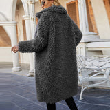 Women Fur Jacket Fashion Casual Plush Coat