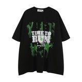 Men T-Shirt Oversize Graffiti All-Match