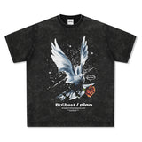 Unisex T Shirt Summer Short Sleeve Loose