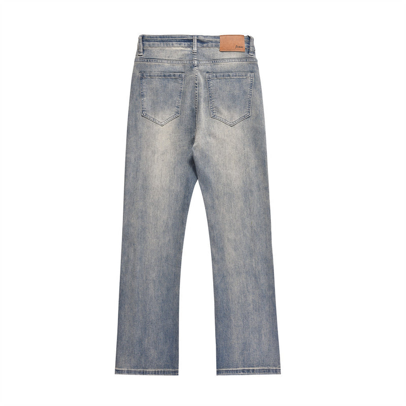 Men Jeans Vintage Jeans Loose All-Match